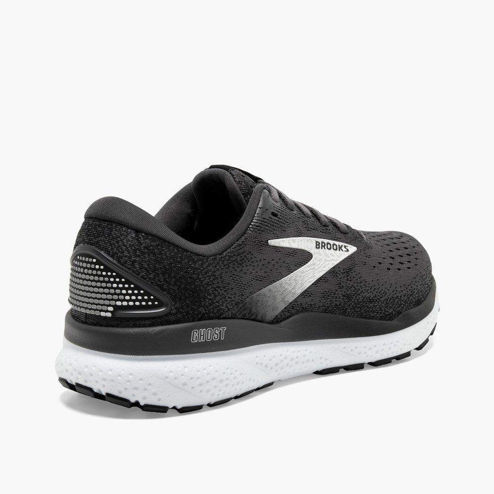 Chaussures Running Route Brooks Ghost 16 Noir Grise Blanche Homme | FRJ-2803946